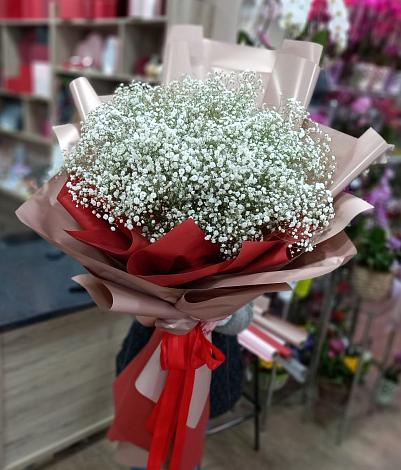 Букет цветов из: Гипсофила в Конышёвке