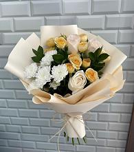 Букет цветов из:  Розы и Хризантемы #REPLACE_PRED# Конышёвке